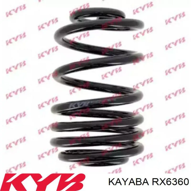 RX6360 Kayaba muelle de suspensión eje trasero