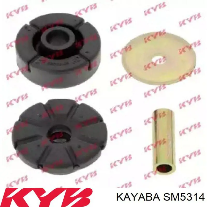 Silentblock en barra de amortiguador delantera Kayaba SM5314