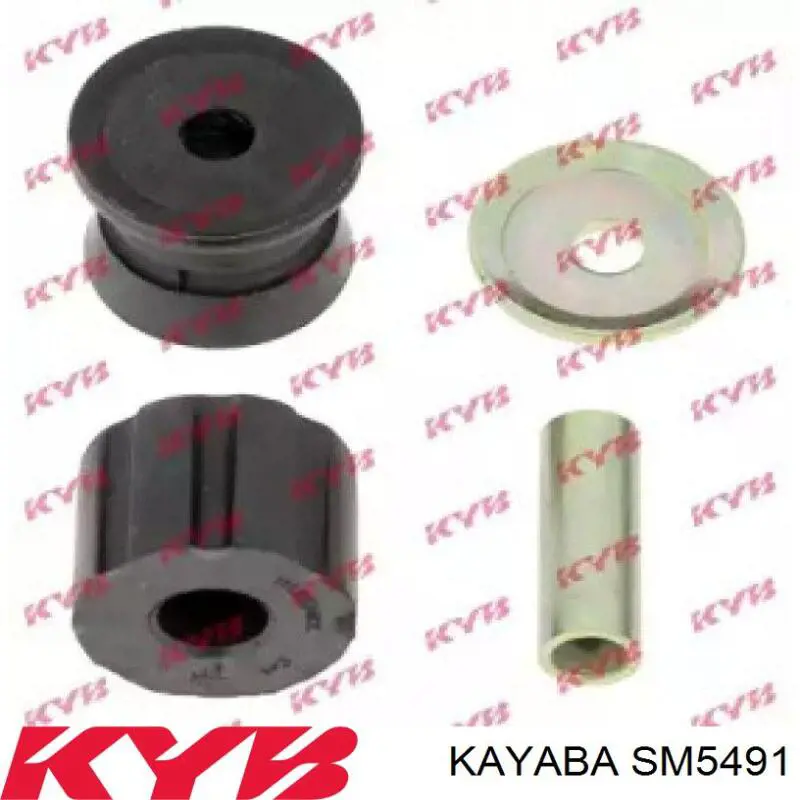 Soporte del amortiguador trasero derecho SM5491 Kayaba