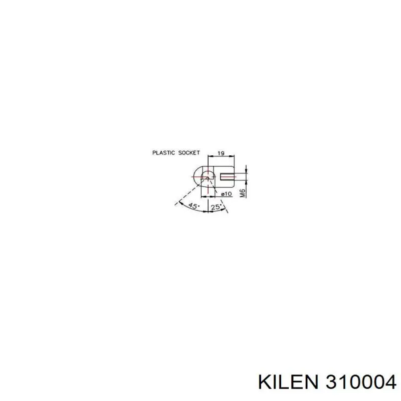 310004 Kilen muelle neumático, capó de motor