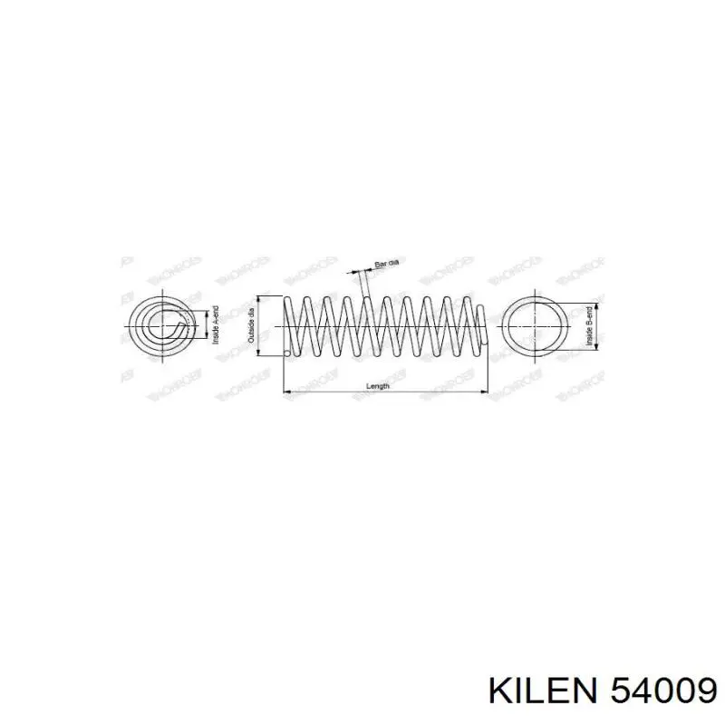 Muelle de suspensión eje trasero para Honda Accord 6 (CH)