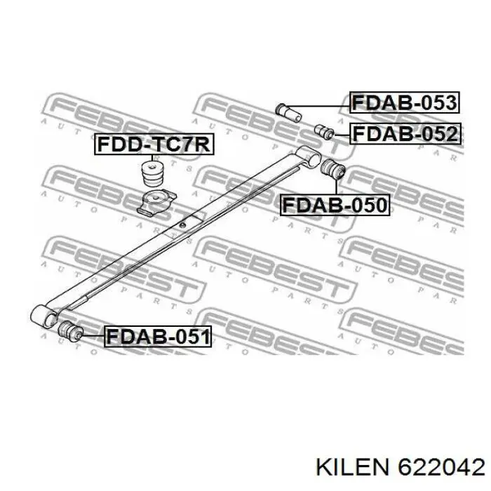 Comprar 1463289 Ford Ballesta de suspensión trasera