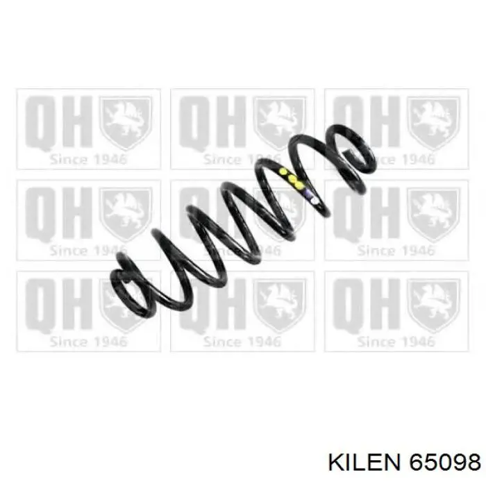 65098 Kilen muelle de suspensión eje trasero
