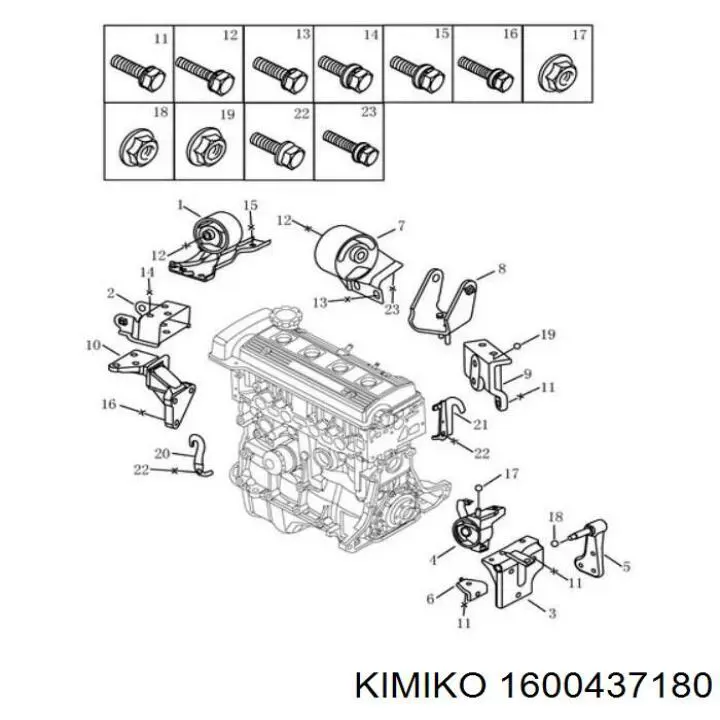 Comprar Soporte de motor trasero Geely CK I 