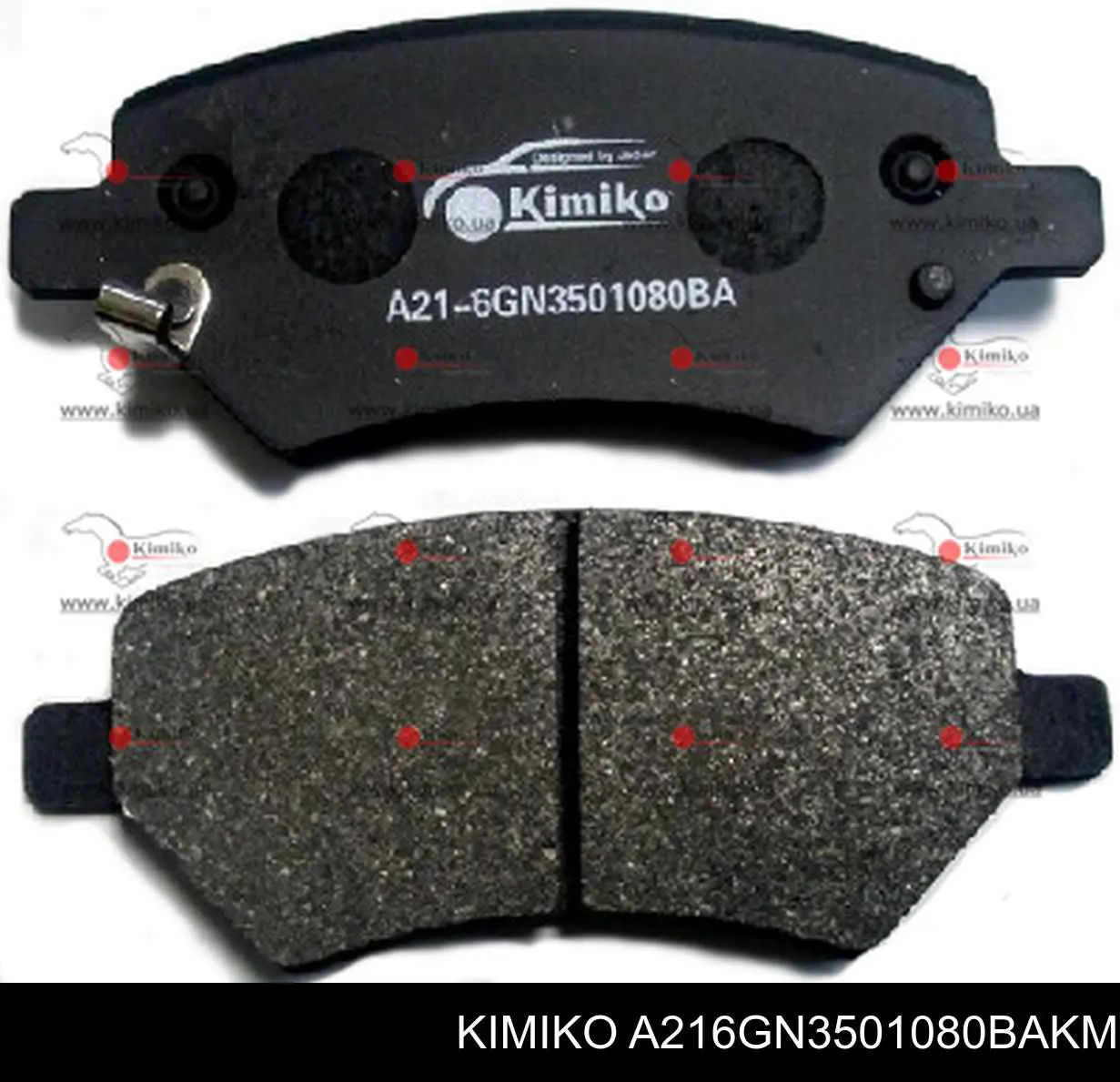 A216GN3501080BAKM Kimiko pastillas de freno delanteras