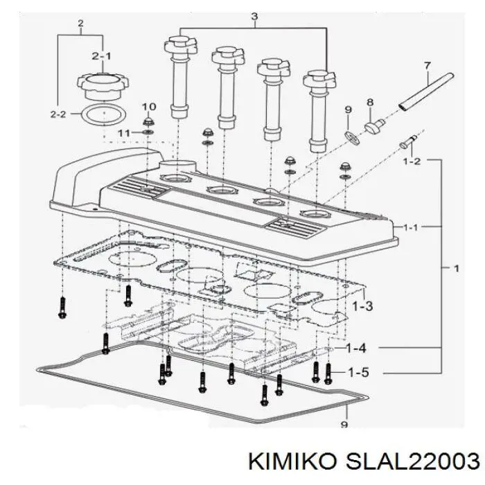 SLAL22003 Kimiko junta homocinética exterior delantera