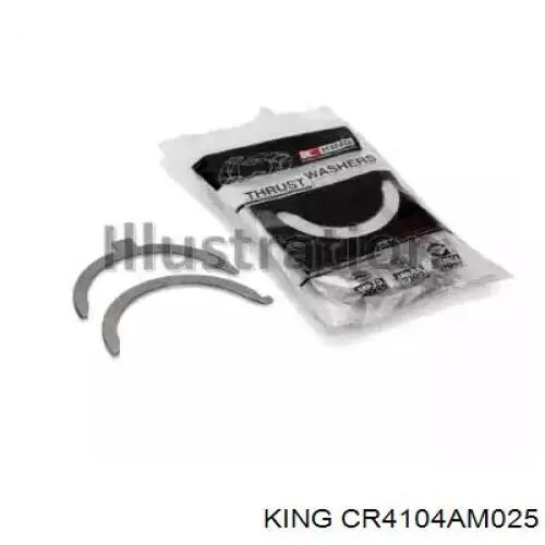CR4104AM025 King juego de cojinetes de biela, cota de reparación +0,25 mm