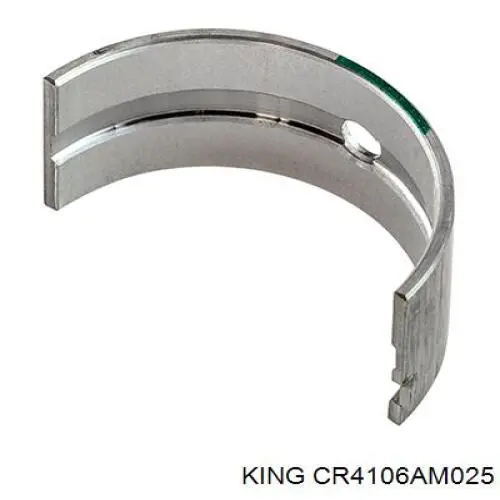 CR4106AM025 King juego de cojinetes de biela, cota de reparación +0,25 mm