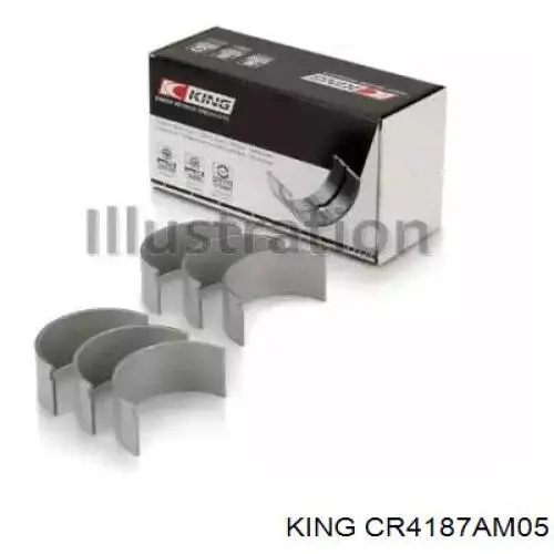 Comprar CR4187AM05 King Juego de cojinetes de biela, cota de reparación (+0,50 mm)