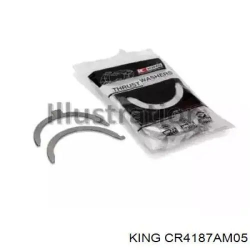 CR4187AM05 King juego de cojinetes de biela, cota de reparación +0,50 mm