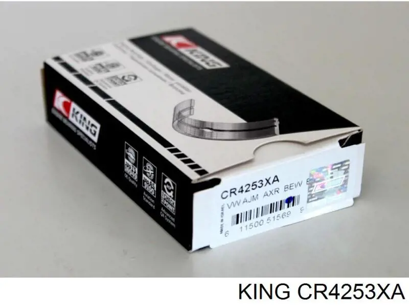 CR4253XASTD King cojinetes de biela