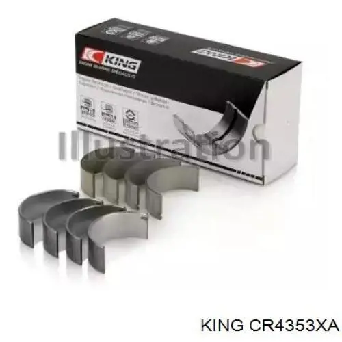 CR4353XA King cojinetes de biela