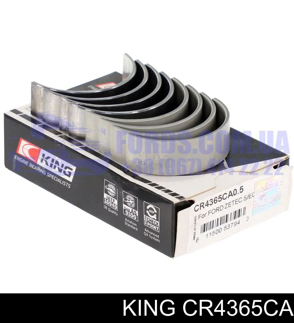 Juego de cojinetes de biela, estándar (STD) King CR4365CA precio, desde 23,71 EUR