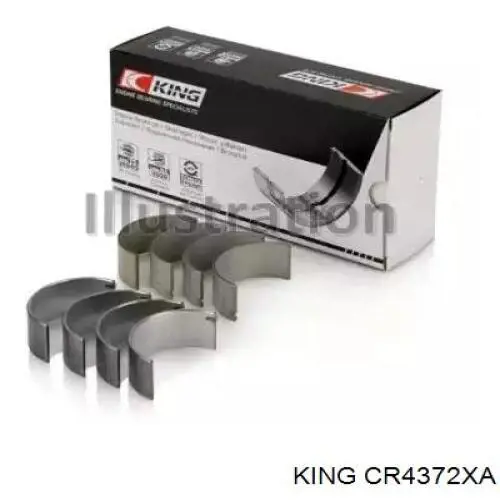 Juego de cojinetes de biela, estándar (STD) King CR4372XA precio, desde 30,86 EUR