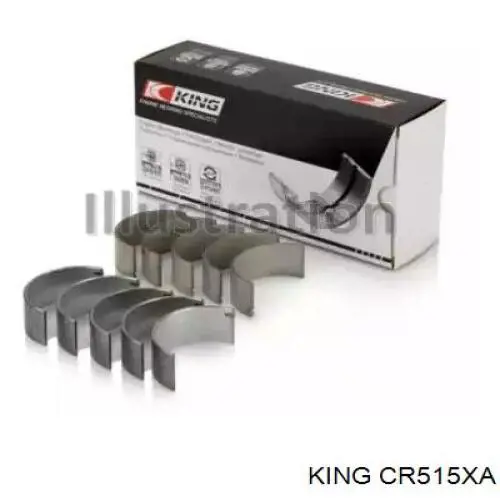 Juego de cojinetes de biela, estándar (STD) King CR515XA precio, desde 72,59 EUR