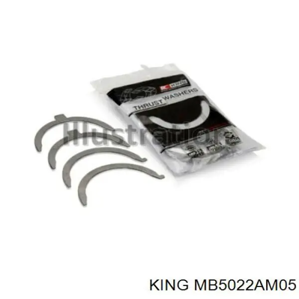 MB5022AM05 King juego de cojinetes de cigüeñal, cota de reparación +0,50 mm