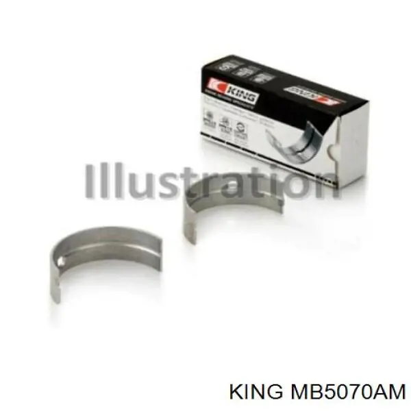 Juego de cojinetes de cigüeñal, estándar, STD King MB5070AM precio, desde 41,89 EUR
