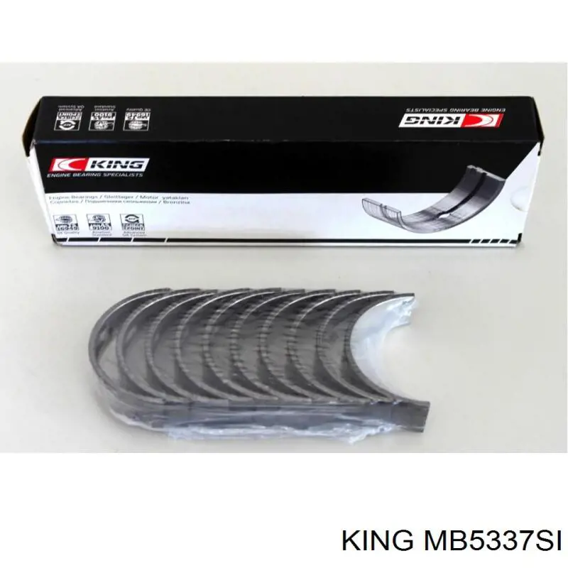 MB5337SI King Juego de cojinetes de cigüeñal, estándar, STD