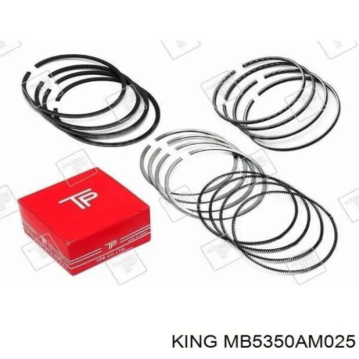MB5350AM0.25 King juego de cojinetes de cigüeñal, cota de reparación +0,25 mm