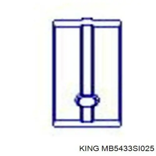 Juego de cojinetes de cigüeñal, cota de reparación (+0,25 mm) King MB5433SI025 precio, desde 30,34 EUR