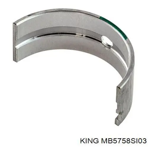 MB5758SI0.3 King juego de cojinetes de cigüeñal, cota de reparación +0,25 mm