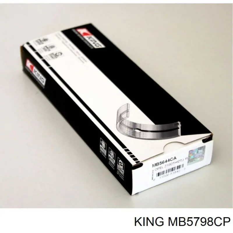 Juego de cojinetes de cigüeñal, estándar, STD King MB5798CP precio, desde 34,83 EUR