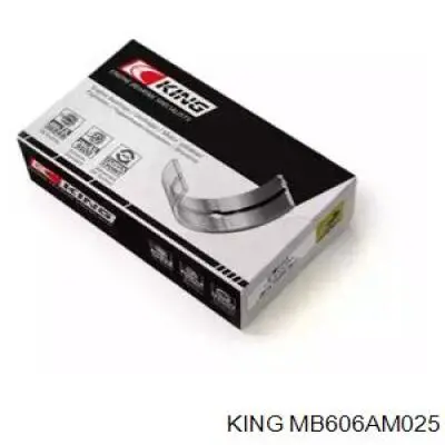 MB 606AM0.25 King juego de cojinetes de cigüeñal, cota de reparación +0,25 mm