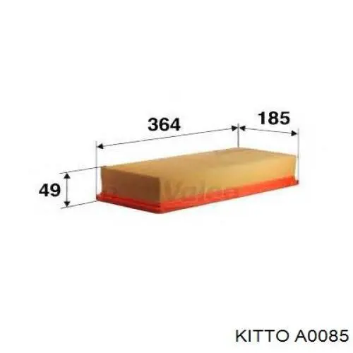 Filtro de aire Volkswagen Golf 4 1J1