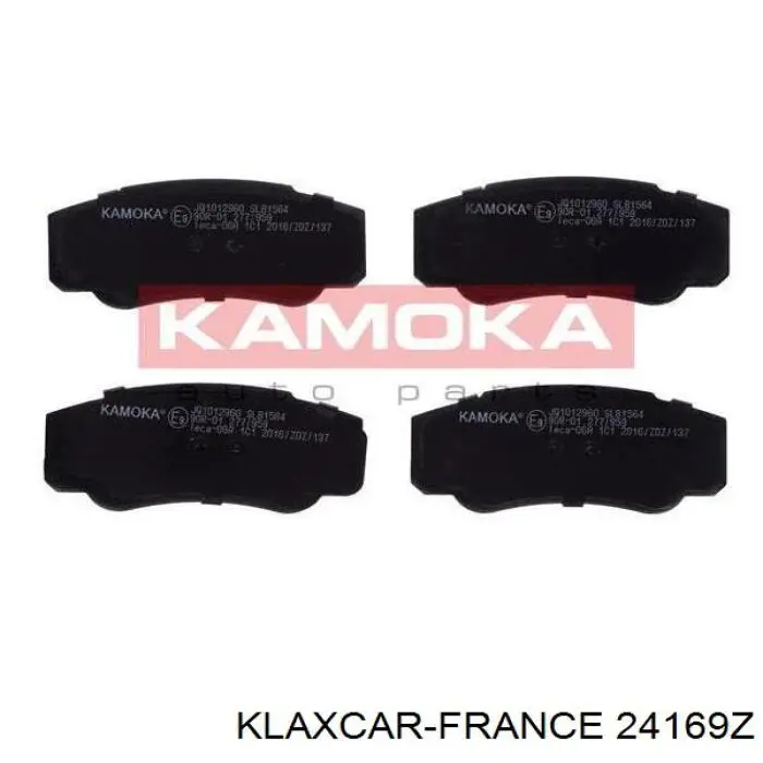 24169Z Klaxcar France pastillas de freno traseras