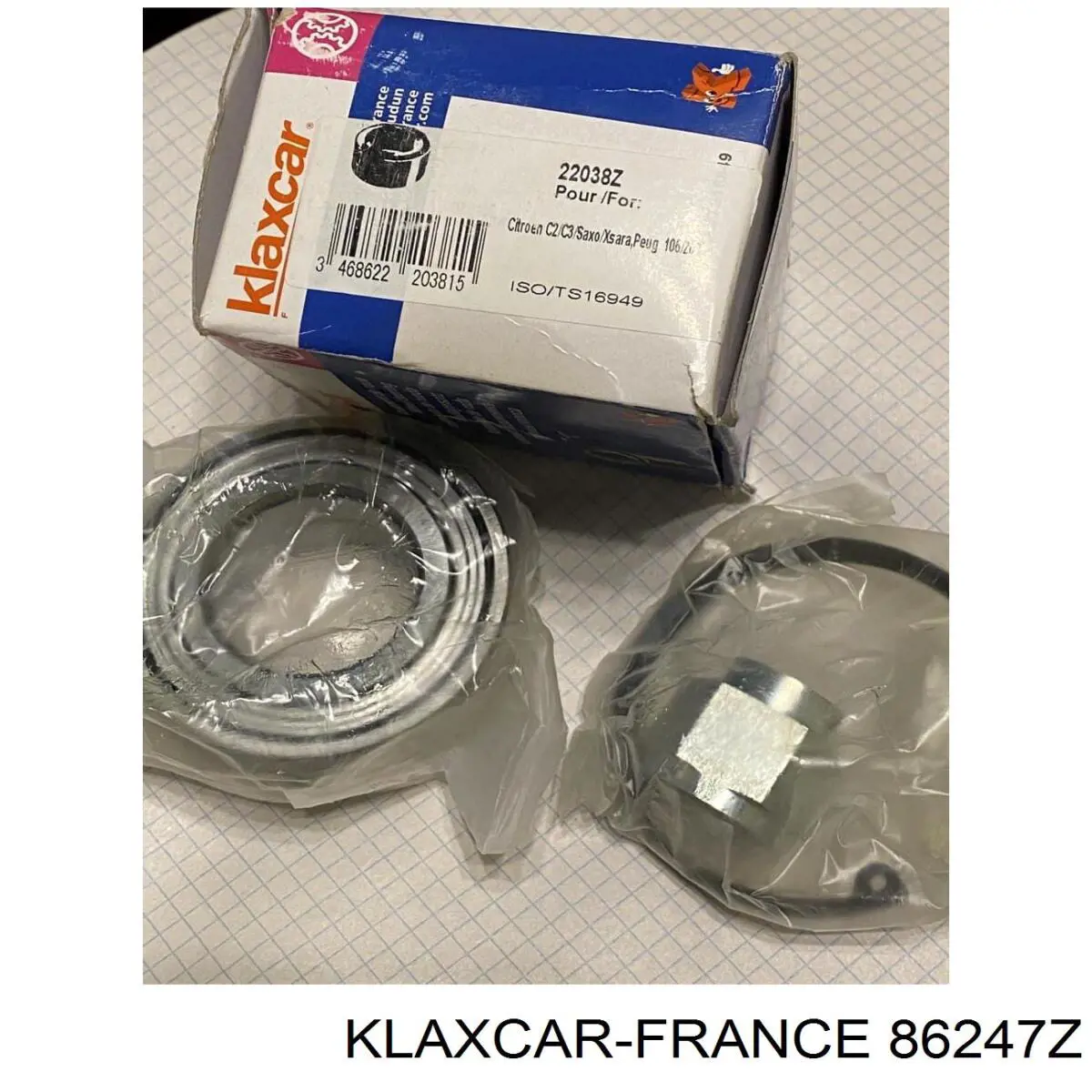 86247Z Klaxcar France bombilla