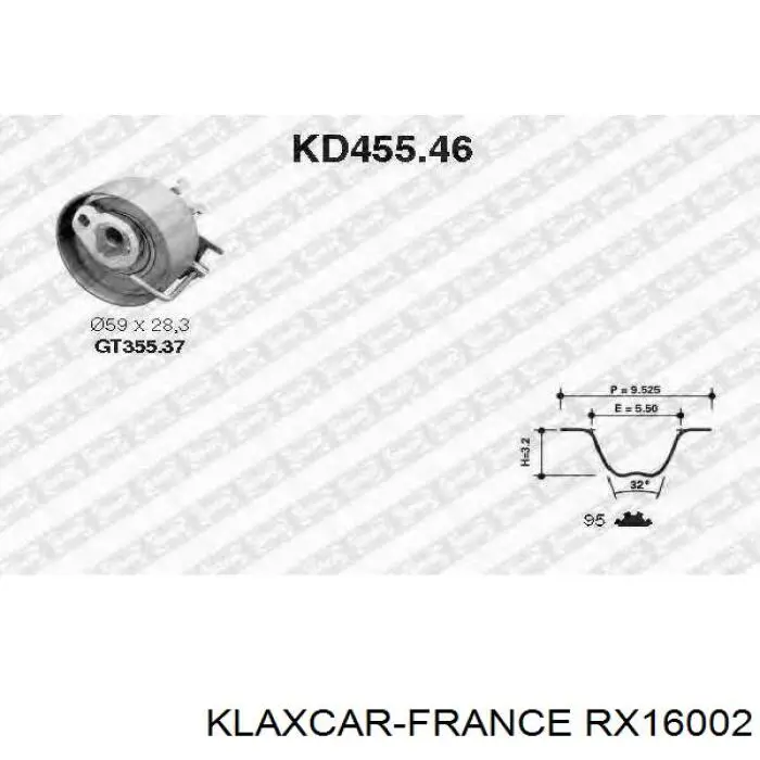 RX16002 Klaxcar France tensor correa distribución