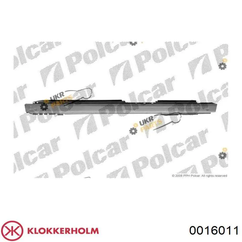 Umbral exterior izquierdo Klokkerholm 0016011 precio, desde 88,89 EUR