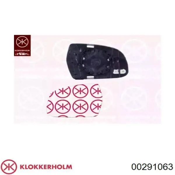 8F0857535C VAG Cristal de espejo retrovisor exterior izquierdo