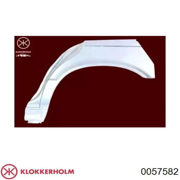 Comprar 0057582 Klokkerholm Parte de reparación del arco de la aleta trasera derecha