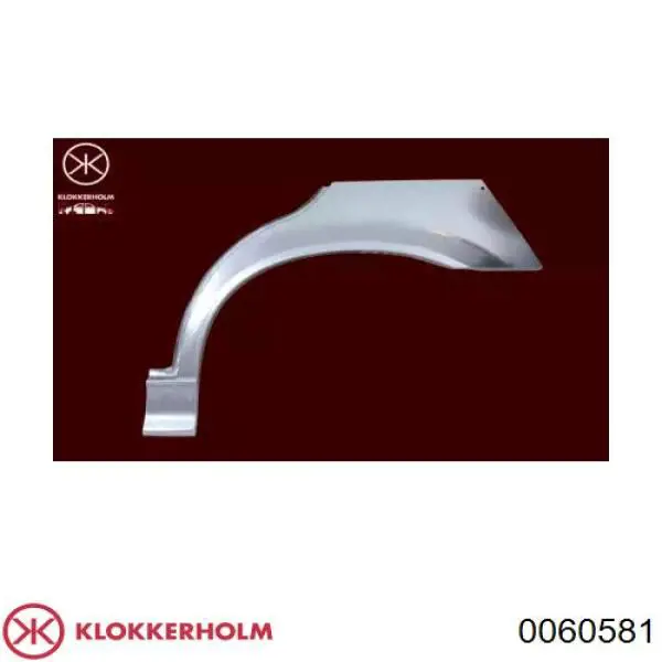 Parte de reparación del arco de la rueda trasera izquierda FPS FP0060581 precio, desde 25,48 EUR