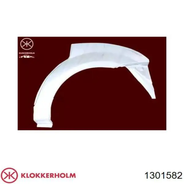 Parte de reparación del arco de la aleta trasera derecha Klokkerholm 1301582 precio, desde 68,71 EUR