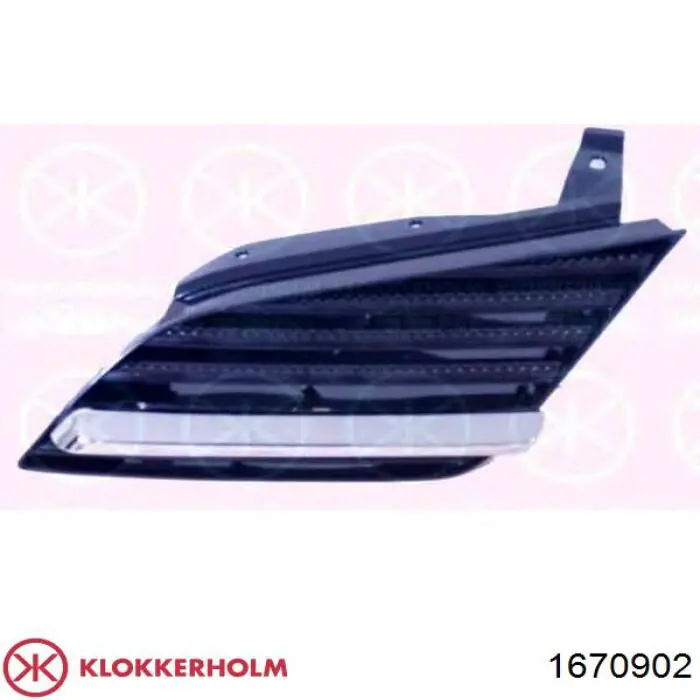 1670902 Klokkerholm paragolpes delantero