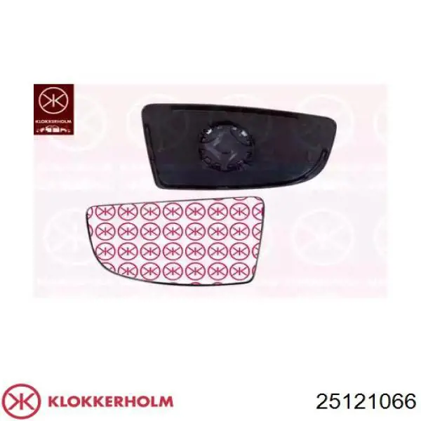 6404666 Alkar Cristal de espejo retrovisor derecho