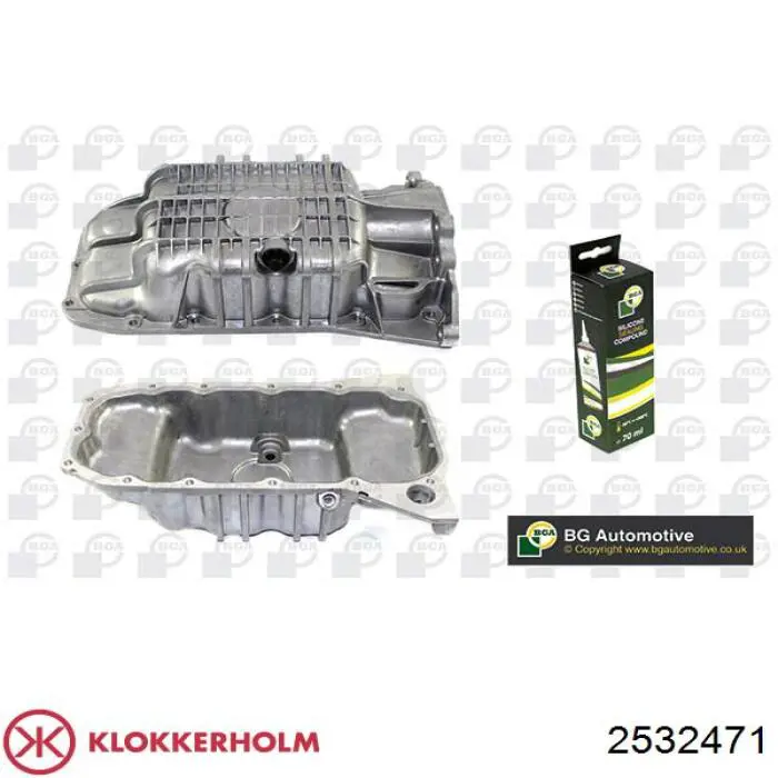 Cárter de aceite del motor Ford 1722831