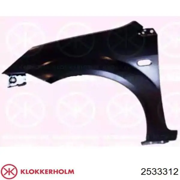 Aleta P4M51A16008DA Ford