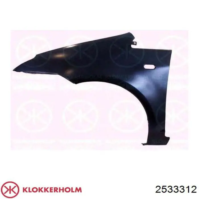 Aleta delantera derecha Ford P4M51A16008DA