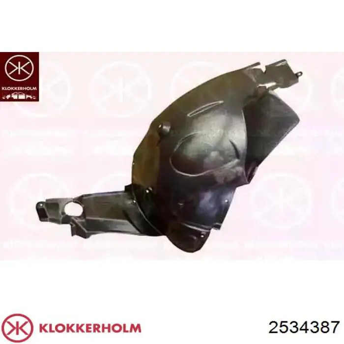 Guardalodos interior izquierdo, guardafango delantero 5M5116115AB Ford