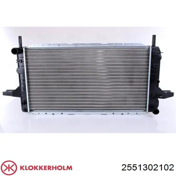 2551302102 Klokkerholm radiador refrigeración del motor