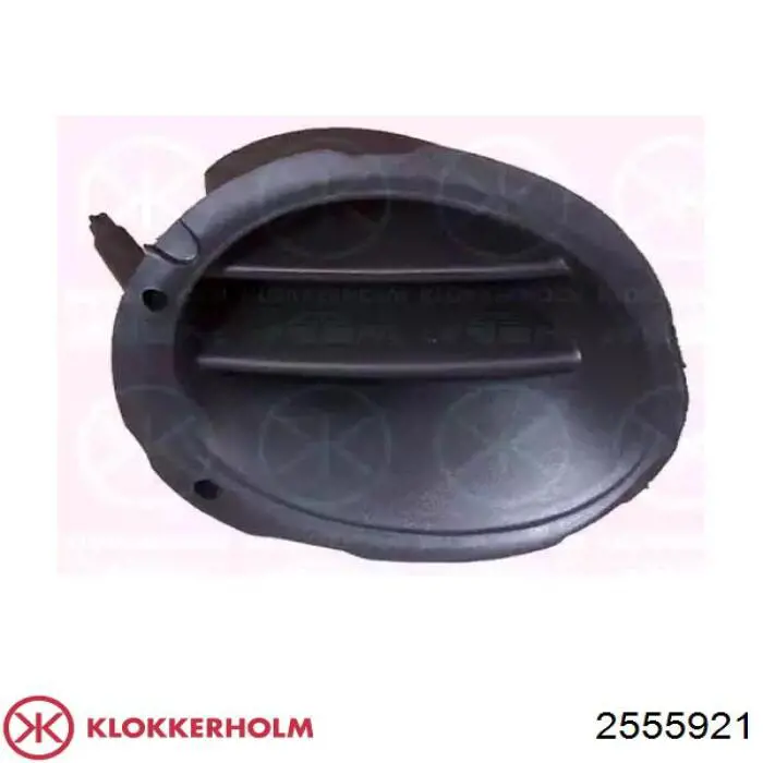 2555921 Klokkerholm moldura de parachoques delantero izquierdo