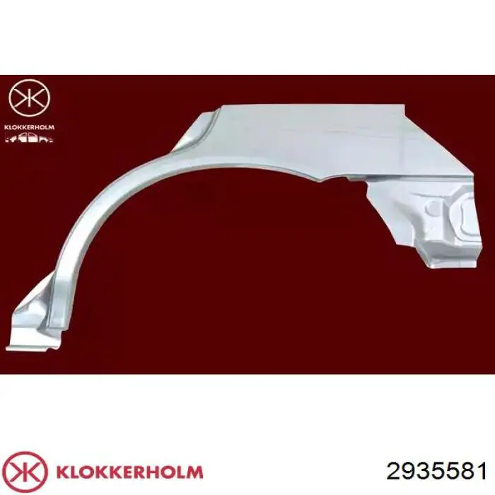Comprar 2935581 Klokkerholm Parte de reparación del arco de la rueda trasera izquierda