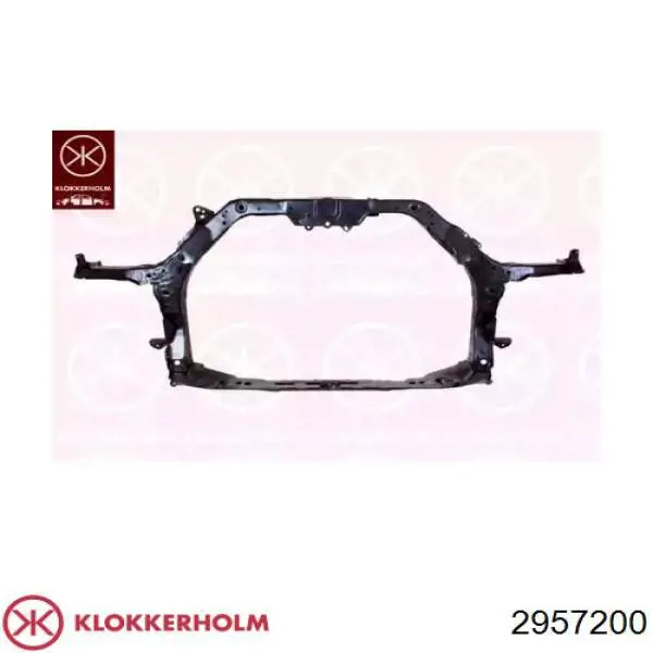 2957200 Klokkerholm soporte de radiador completo