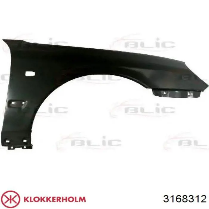 6632138100 Hyundai/Kia guardabarros delantero derecho