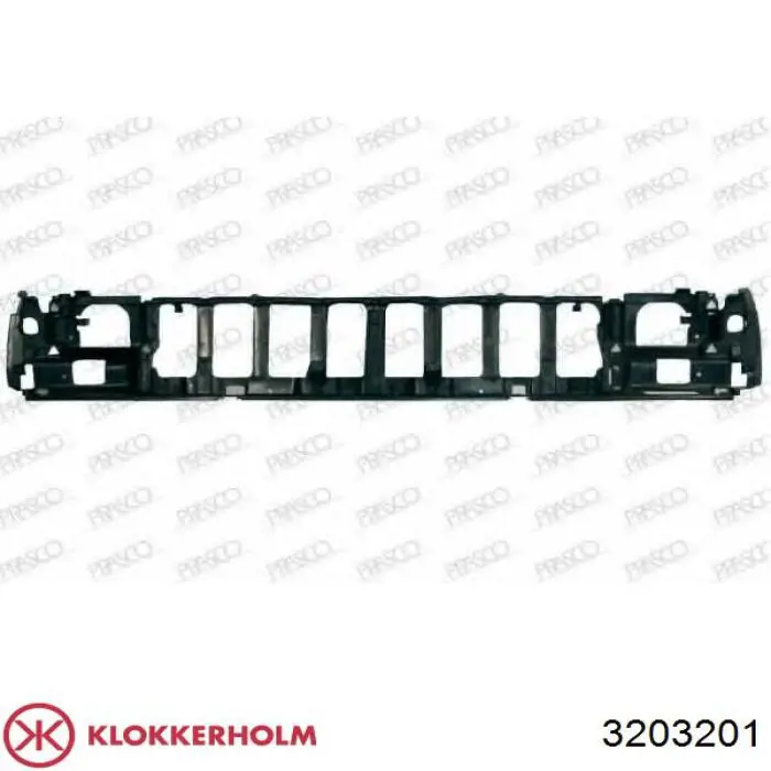 3203201 Klokkerholm soporte de radiador completo