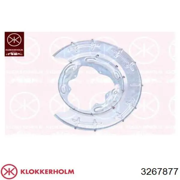 Protector de disco de freno trasero izquierdo Klokkerholm 3267877 precio, desde 39,44 EUR