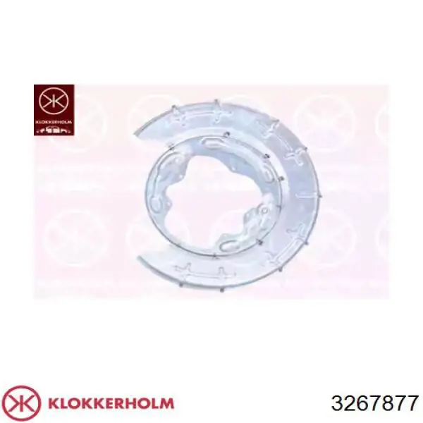 Comprar 3267877 Klokkerholm Protector de disco de freno trasero izquierdo